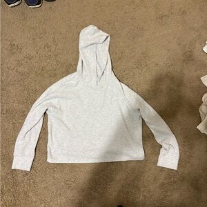 Old Navy Women's Light Gray Hoodie